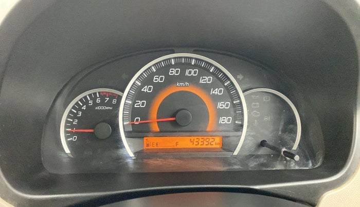 2013 Maruti Wagon R 1.0 VXI, Petrol, Manual, 43,385 km, Odometer Image