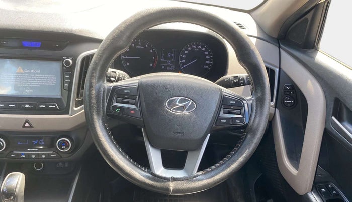 2016 Hyundai Creta SX PLUS AT 1.6 PETROL, Petrol, Automatic, 90,384 km, Steering Wheel Close Up