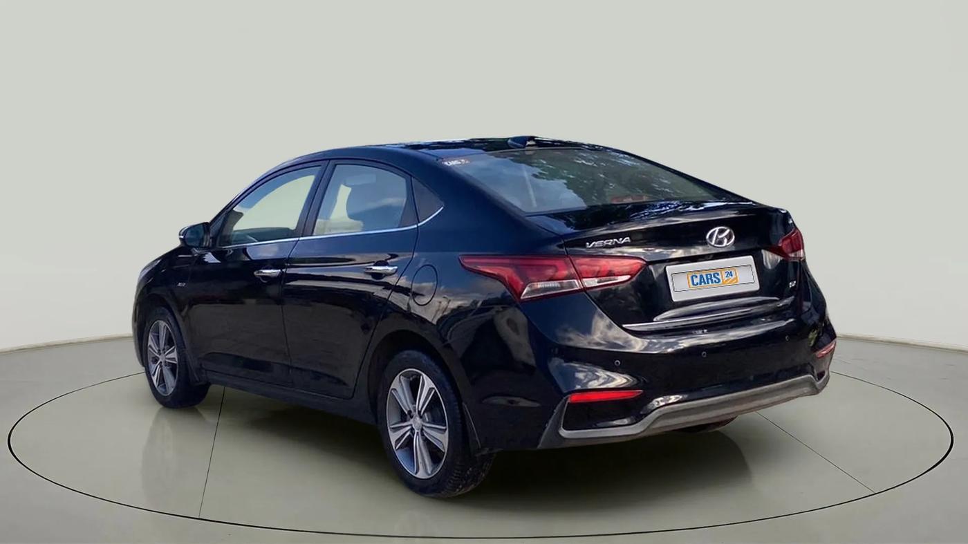 2017 Hyundai Verna 1.6 VTVT SX (O) AT, Petrol, Automatic, 78,579 km, Left Back Diagonal