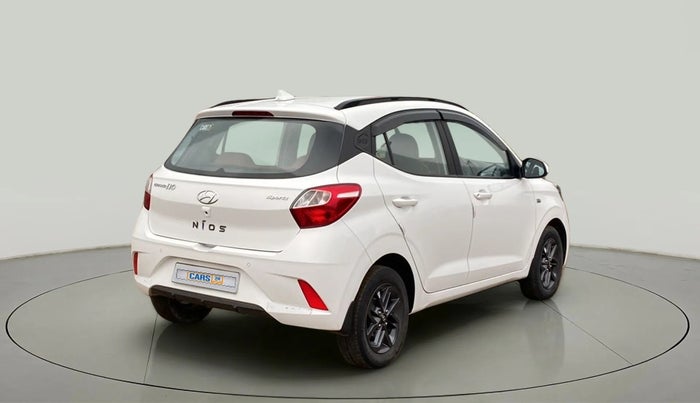 2022 Hyundai GRAND I10 NIOS SPORTZ AMT 1.2 KAPPA VTVT, Petrol, Automatic, 58,210 km, Right Back Diagonal