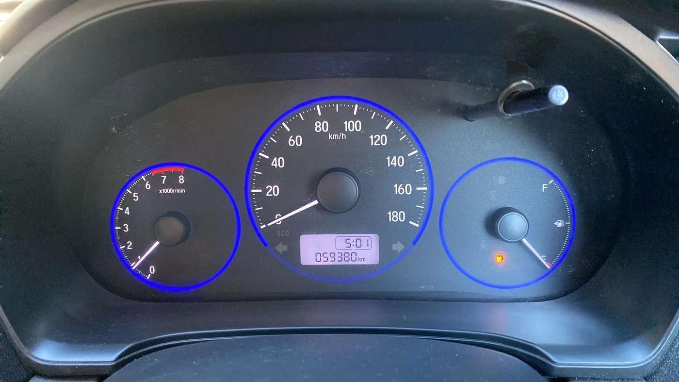 2017 Honda Brio S MT, Petrol, Manual, 60,003 km, Odometer Image