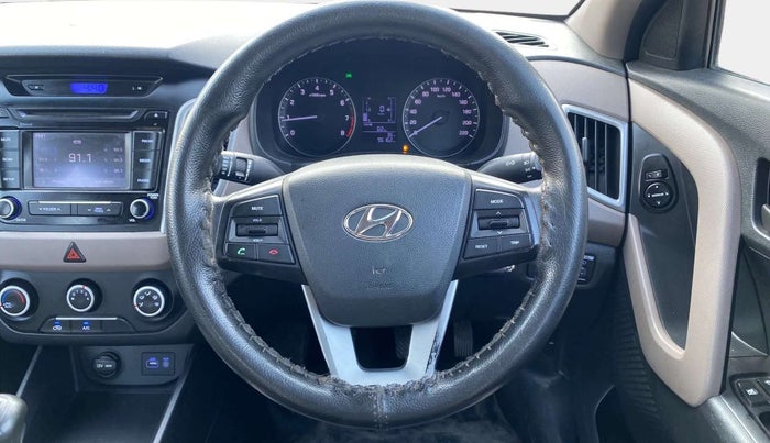 2018 Hyundai Creta E PLUS 1.6 PETROL, Petrol, Manual, 96,232 km, Steering Wheel Close Up