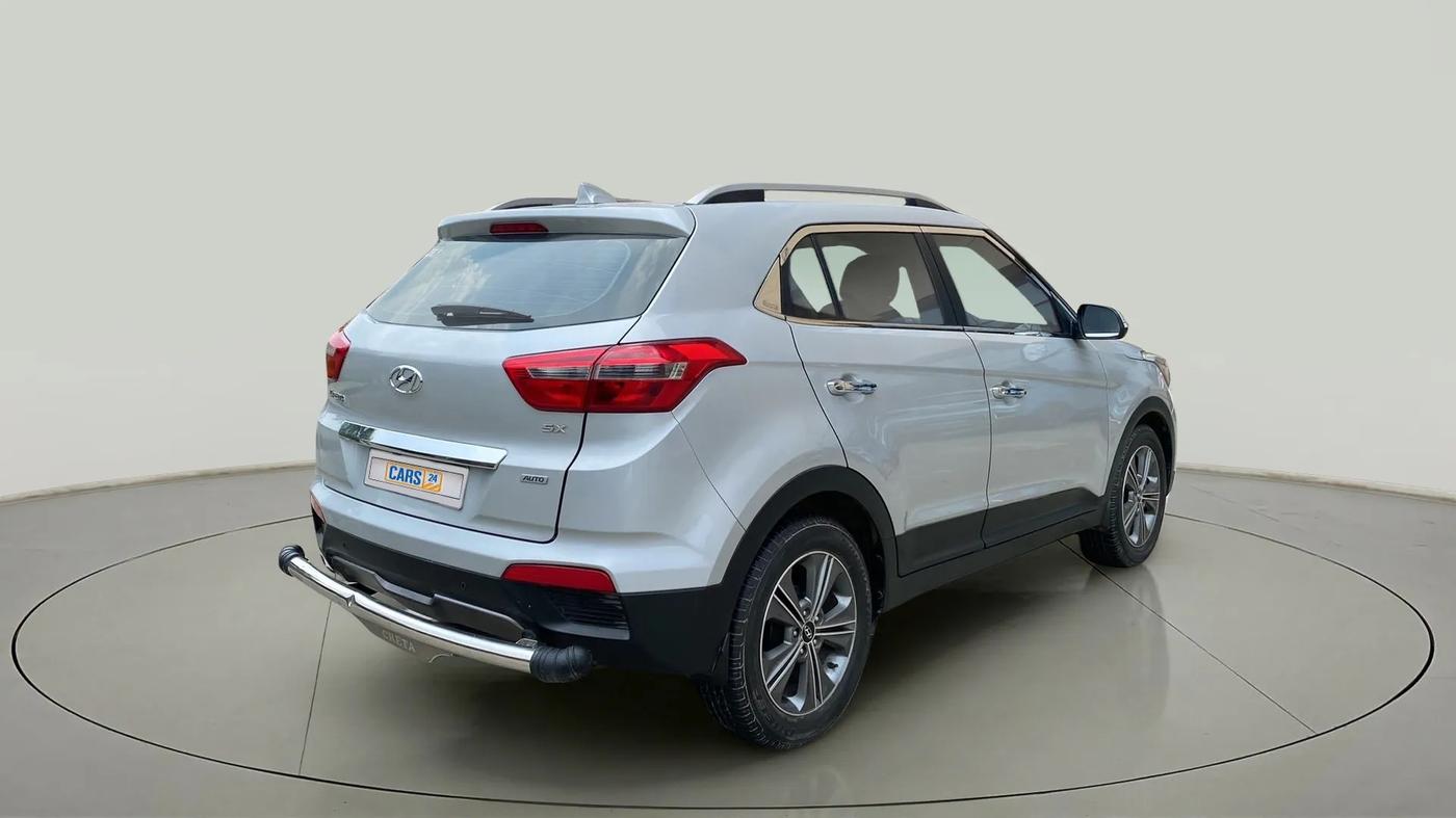 2017 Hyundai Creta SX PLUS AT 1.6 PETROL, Petrol, Automatic, 30,366 km, Right Back Diagonal