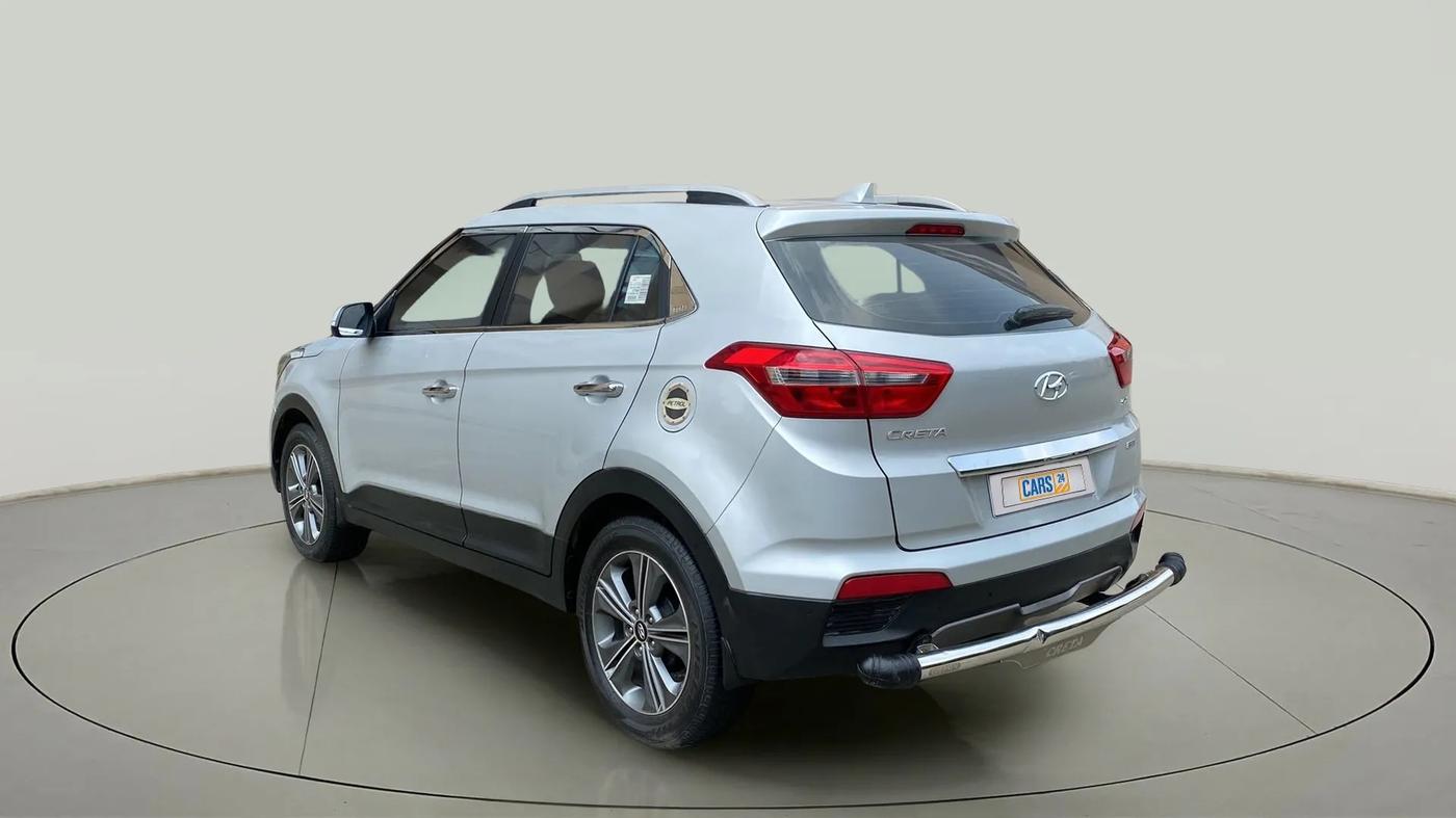 2017 Hyundai Creta SX PLUS AT 1.6 PETROL, Petrol, Automatic, 30,366 km, Left Back Diagonal