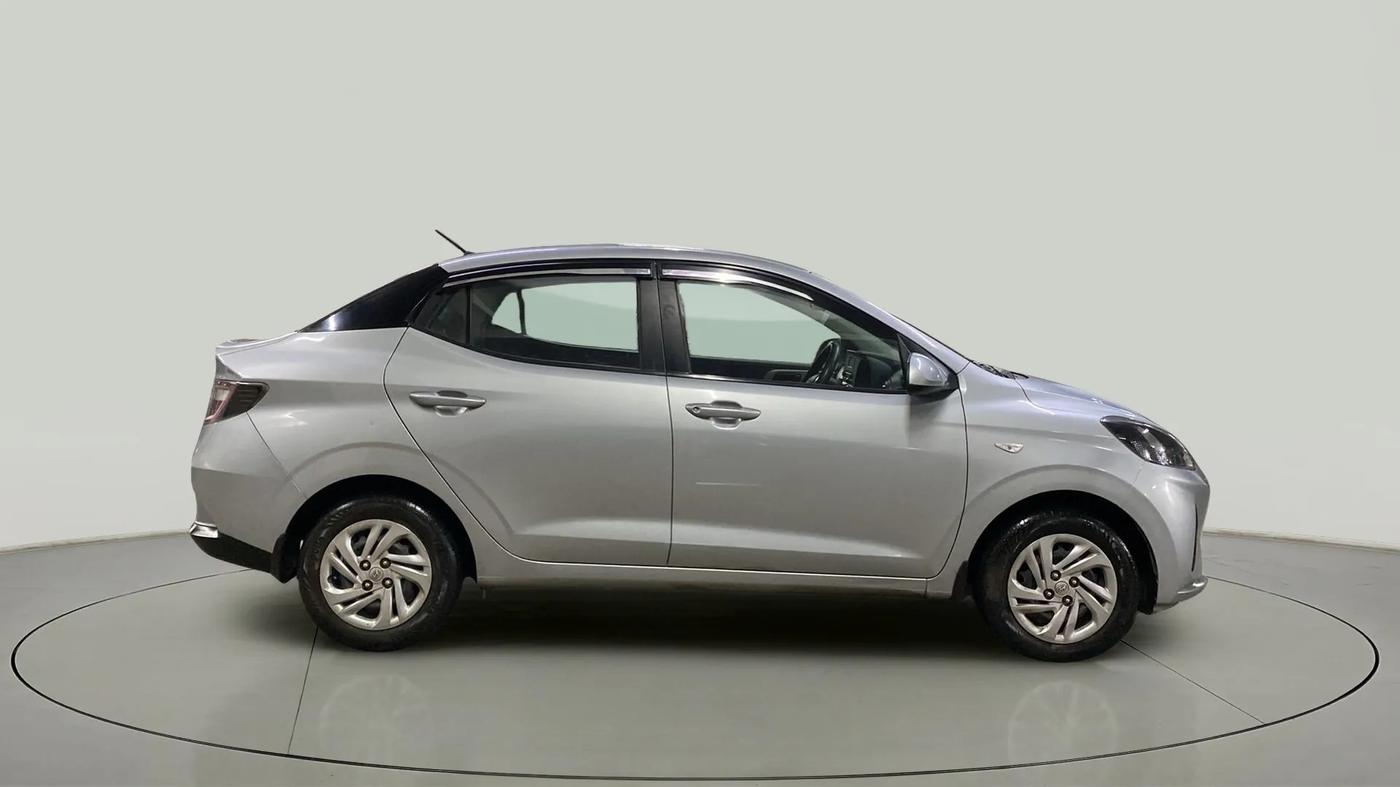 2021 Hyundai AURA S 1.2 CNG, CNG, Manual, 52,261 km, Right Side View
