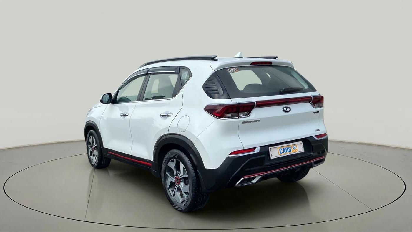2020 KIA SONET GTX PLUS 1.0 DCT, Petrol, Automatic, 30,535 km, Left Back Diagonal