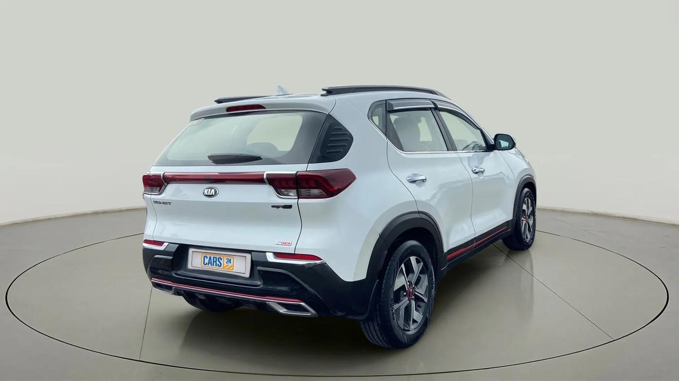 2020 KIA SONET GTX PLUS 1.0 DCT, Petrol, Automatic, 30,535 km, Right Back Diagonal
