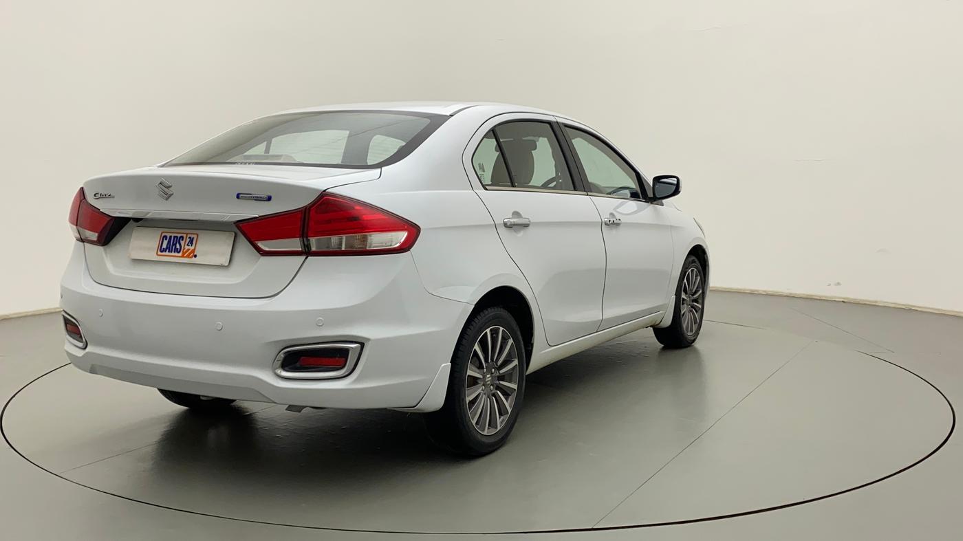 2019 Maruti Ciaz ALPHA 1.5 SHVS PETROL, Petrol, Manual, 43,374 km, Right Back Diagonal
