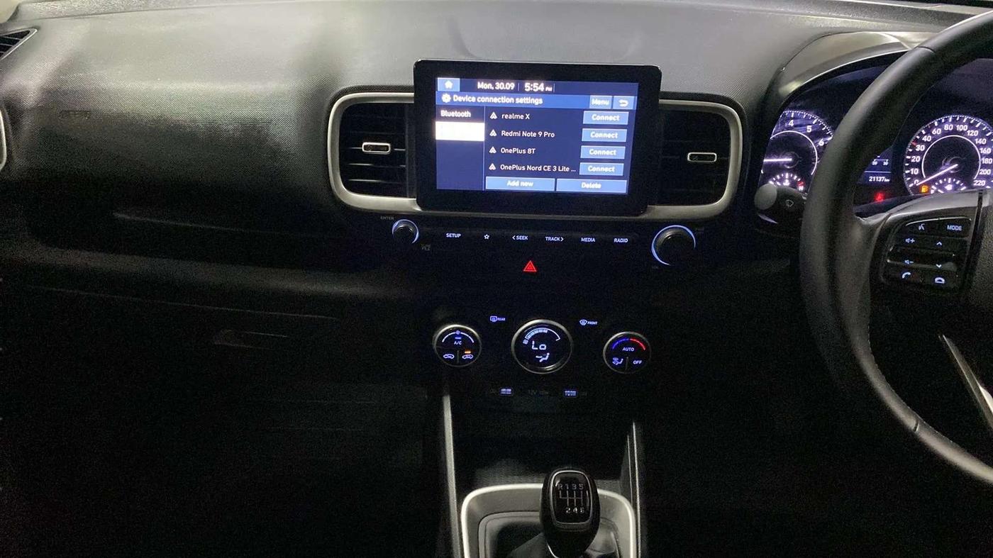 2021 Hyundai VENUE SX 1.0 TURBO IMT, Petrol, Manual, 21,327 km, Air Conditioner