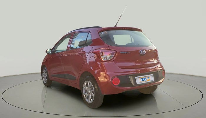 2017 Hyundai Grand i10 SPORTZ (O) 1.2 KAPPA VTVT, Petrol, Manual, 39,068 km, Left Back Diagonal