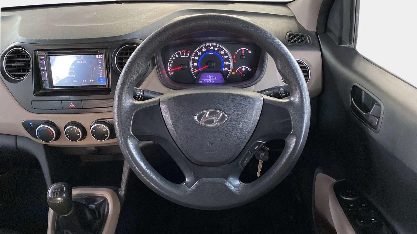 2017 Hyundai Grand i10 MAGNA 1.2 KAPPA VTVT, Petrol, Manual, 54,749 km, Steering Wheel Close Up