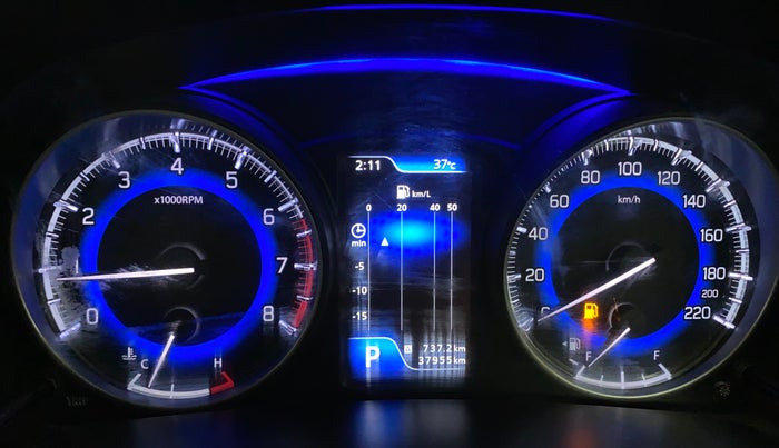 2018 Maruti Baleno ZETA CVT PETROL 1.2, Petrol, Automatic, 37,998 km, Odometer Image