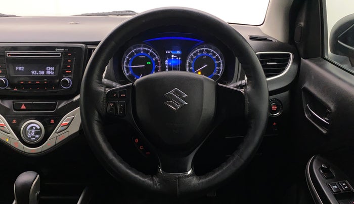 2018 Maruti Baleno ZETA CVT PETROL 1.2, Petrol, Automatic, 37,998 km, Steering Wheel Close Up