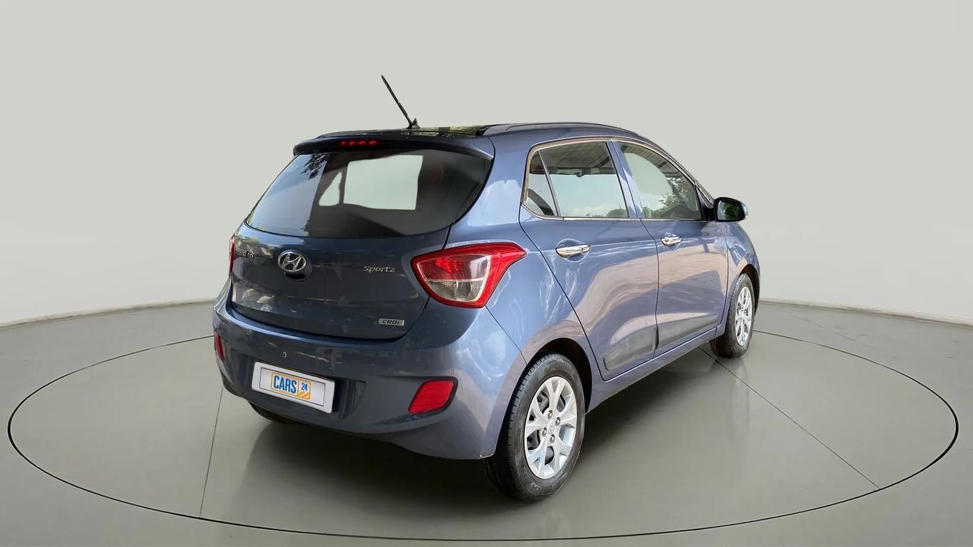 2016 Hyundai Grand i10 SPORTZ 1.1 CRDI, Diesel, Manual, 78,493 km, Right Back Diagonal