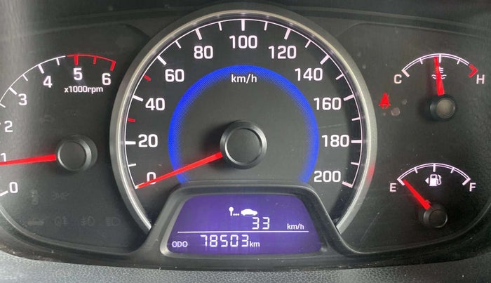 2016 Hyundai Grand i10 SPORTZ 1.1 CRDI, Diesel, Manual, 78,493 km, Odometer Image