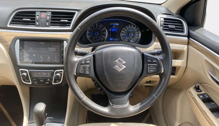 2021 Maruti Ciaz ALPHA  AT 1.5 SHVS PETROL, Petrol, Automatic, 43,683 km, Steering Wheel Close Up