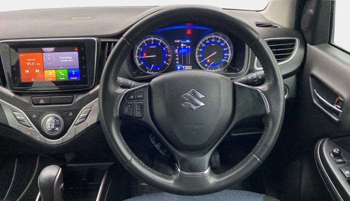 2019 Maruti Baleno ALPHA CVT PETROL 1.2, Petrol, Automatic, 60,561 km, Steering Wheel Close Up