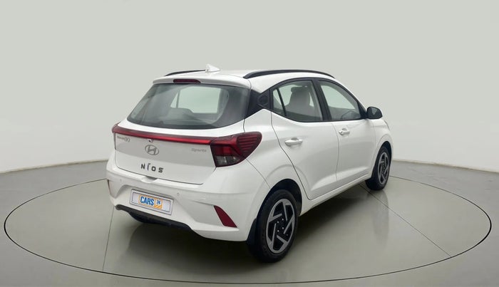 2023 Hyundai GRAND I10 NIOS SPORTZ 1.2 KAPPA VTVT, Petrol, Manual, 7,616 km, Right Back Diagonal
