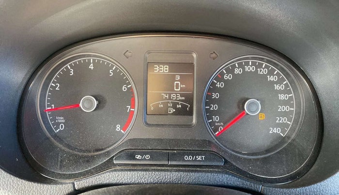 2016 Volkswagen Polo HIGHLINE1.2L, Petrol, Manual, 74,169 km, Odometer Image