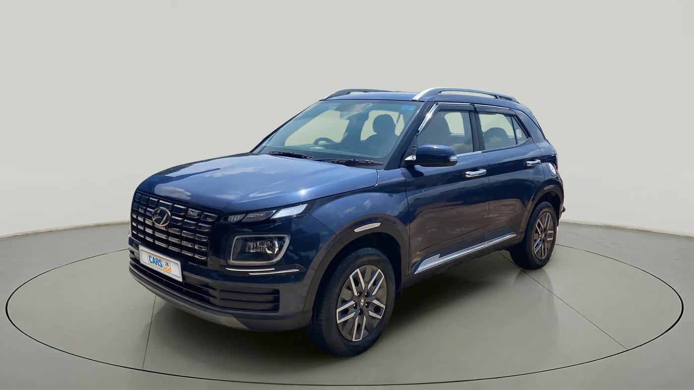 2022 Hyundai VENUE S (O) 1.0 TURBO IMT, Petrol, Manual, 24,522 km, Left Front Diagonal