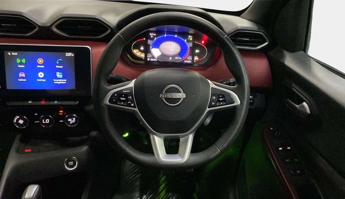 2022 Nissan MAGNITE XV TURBO CVT RED EDITION, Petrol, Automatic, 12,229 km, Steering Wheel Close Up