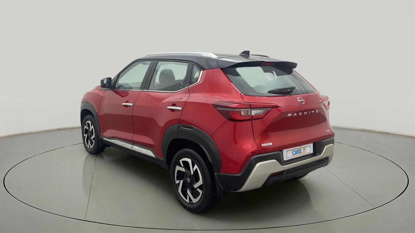 2022 Nissan MAGNITE XV PREMIUM TURBO CVT, Petrol, Automatic, 18,393 km, Left Back Diagonal