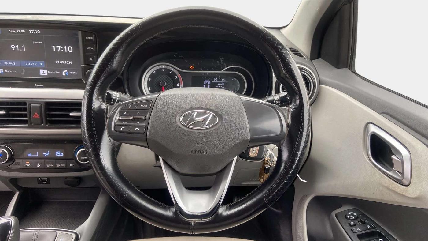 2020 Hyundai GRAND I10 NIOS SPORTZ AMT 1.2 KAPPA VTVT, Petrol, Automatic, 52,758 km, Steering Wheel Close Up