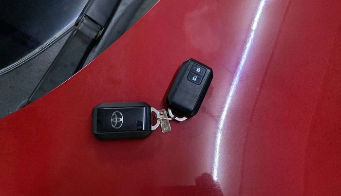 2020 Toyota Glanza V CVT, Petrol, Automatic, 18,529 km, Key Close Up