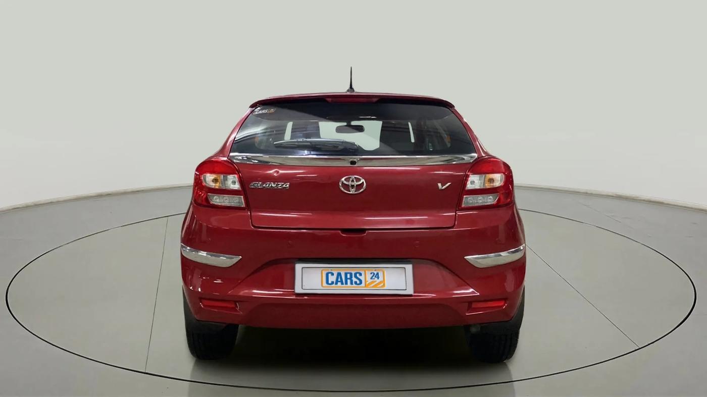 2020 Toyota Glanza V CVT, Petrol, Automatic, 18,529 km, Back/Rear