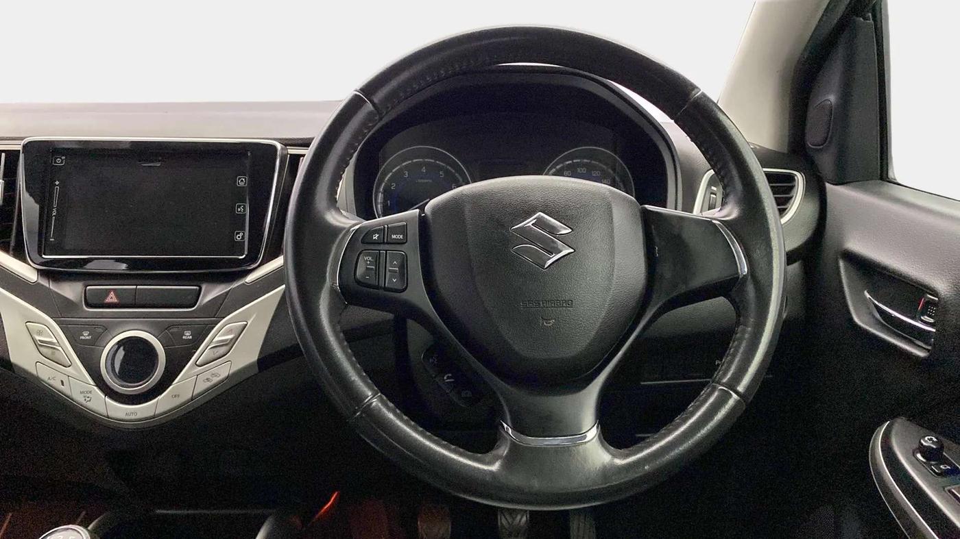 2017 Maruti Baleno ALPHA PETROL 1.2, Petrol, Manual, 68,435 km, Steering Wheel Close Up