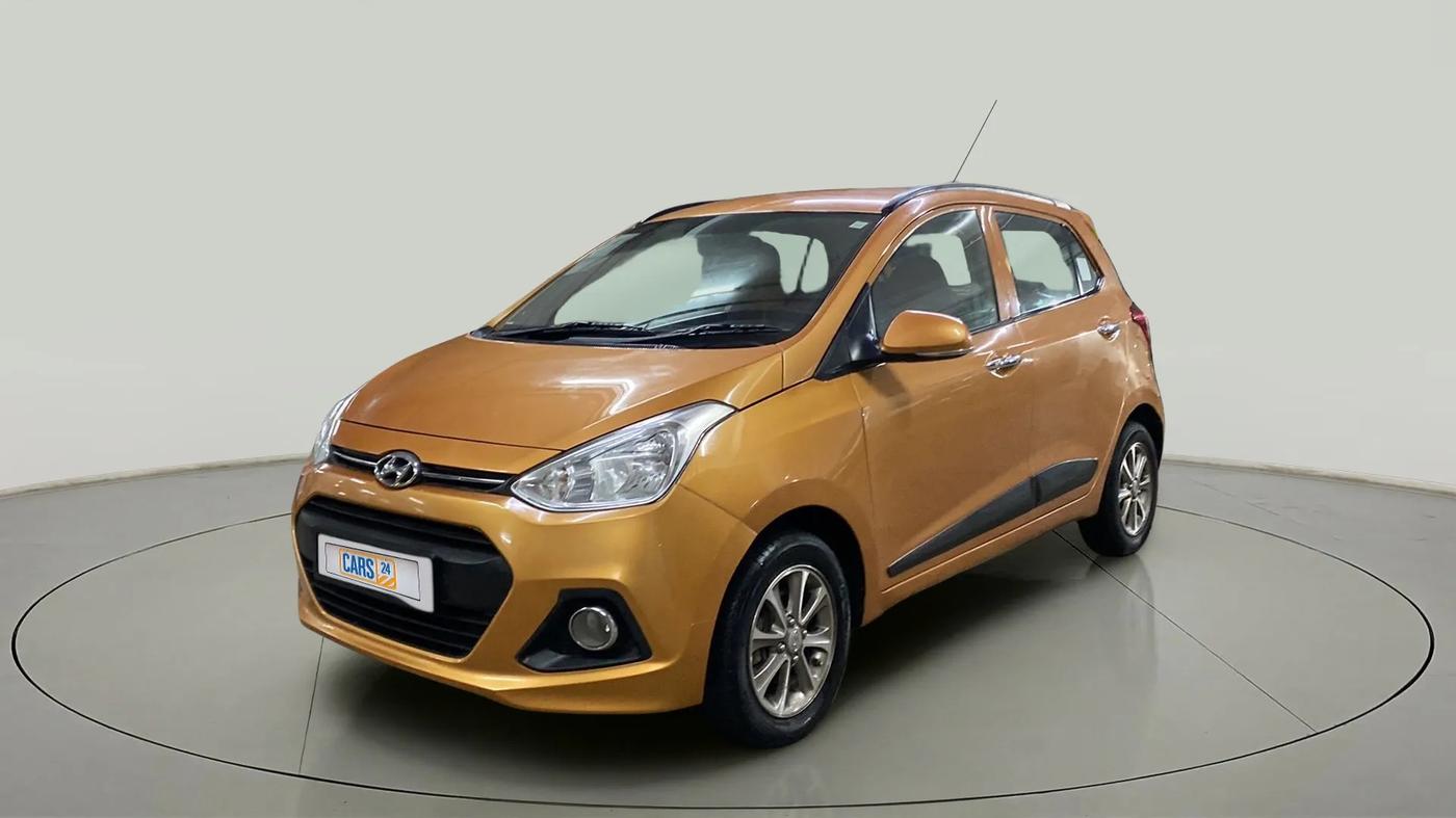 2016 Hyundai Grand i10 ASTA (O) 1.2 KAPPA VTVT, Petrol, Manual, 16,921 km, Left Front Diagonal