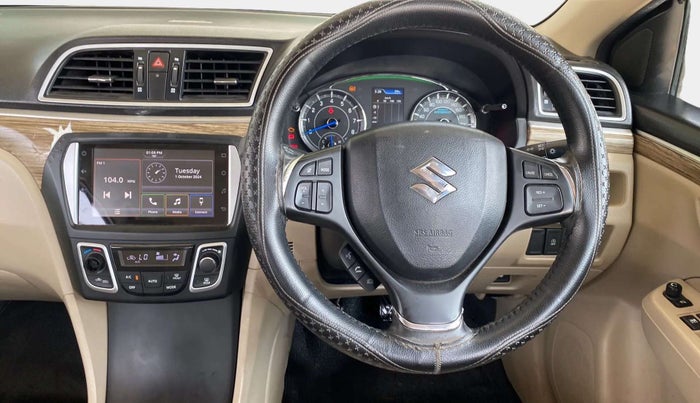 2021 Maruti Ciaz ALPHA 1.5 SHVS PETROL, Petrol, Manual, 27,146 km, Steering Wheel Close Up