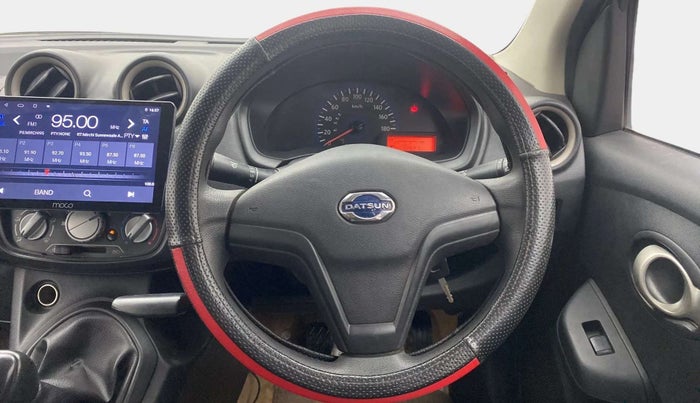 2018 Datsun Go Plus T, Petrol, Manual, 32,601 km, Steering Wheel Close Up