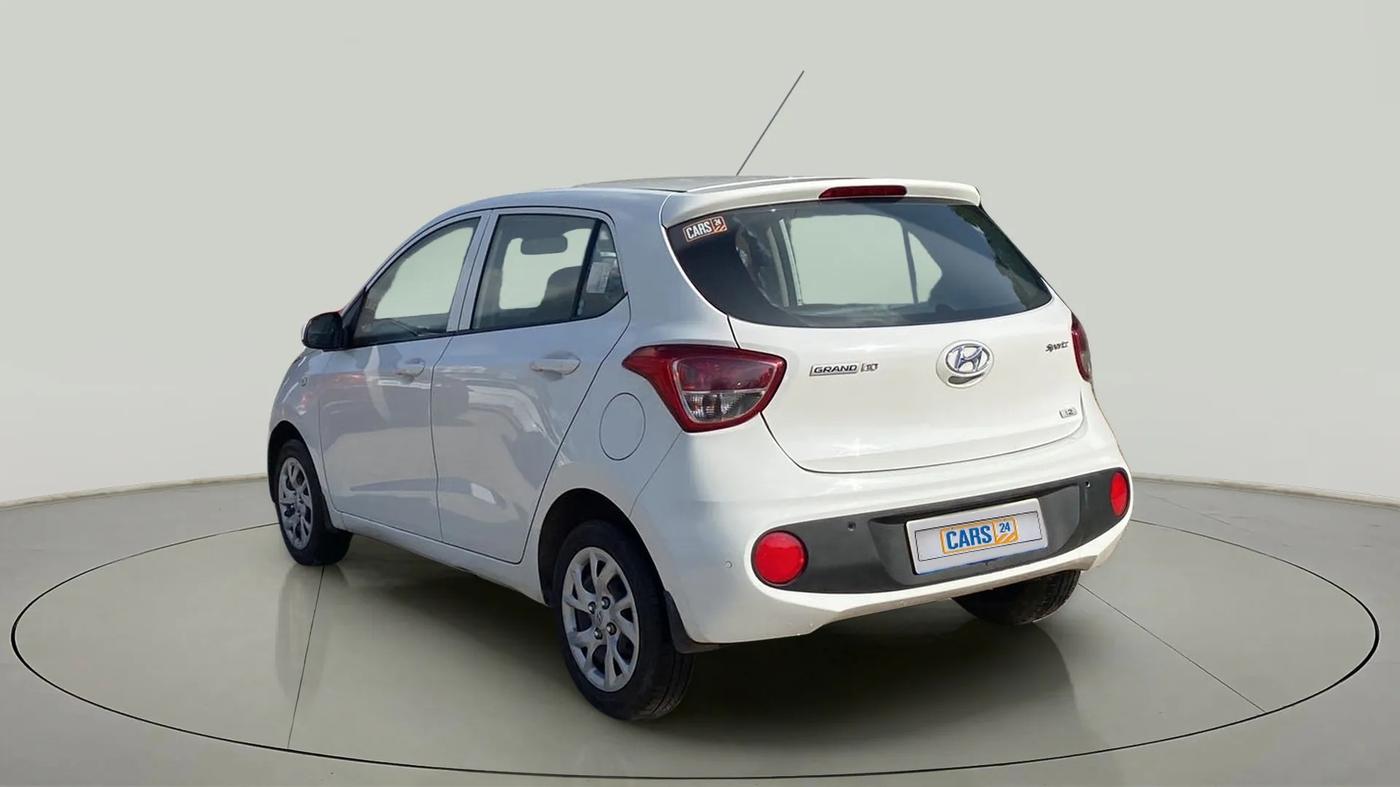 2017 Hyundai Grand i10 SPORTZ 1.2 KAPPA VTVT, Petrol, Manual, 17,354 km, Left Back Diagonal