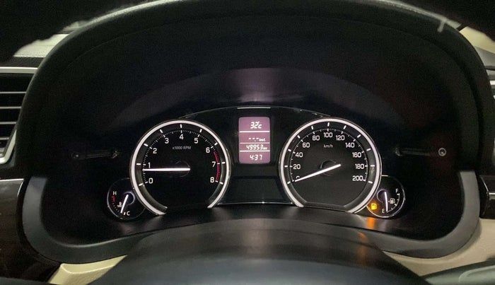 2016 Maruti Ciaz ZXI, Petrol, Manual, 49,967 km, Odometer Image
