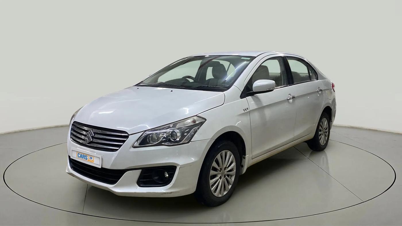 2016 Maruti Ciaz ZXI, Petrol, Manual, 49,967 km, Left Front Diagonal