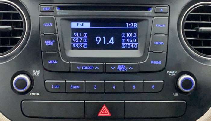 2014 Hyundai Xcent S 1.2, Petrol, Manual, 53,216 km, Infotainment System