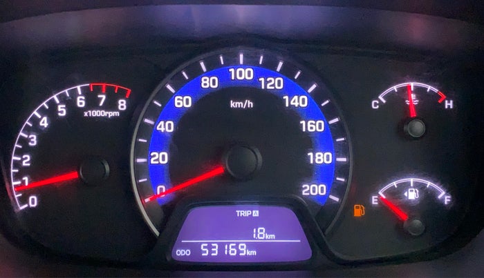 2014 Hyundai Xcent S 1.2, Petrol, Manual, 53,216 km, Odometer Image