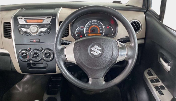 2015 Maruti Wagon R 1.0 VXI, Petrol, Manual, 65,467 km, Steering Wheel Close Up