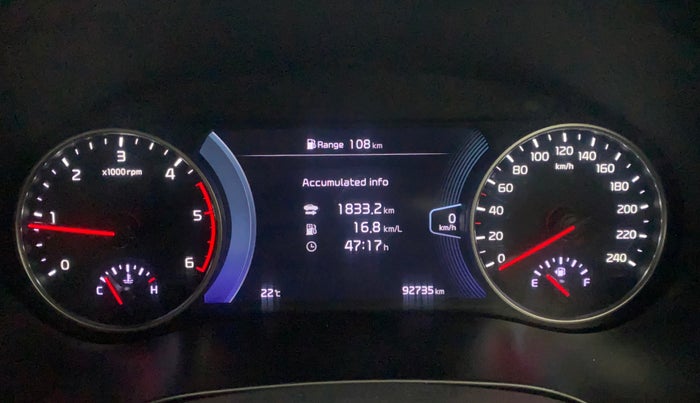 2020 KIA SELTOS HTX PLUS 1.5 DIESEL, Diesel, Manual, 92,733 km, Odometer Image