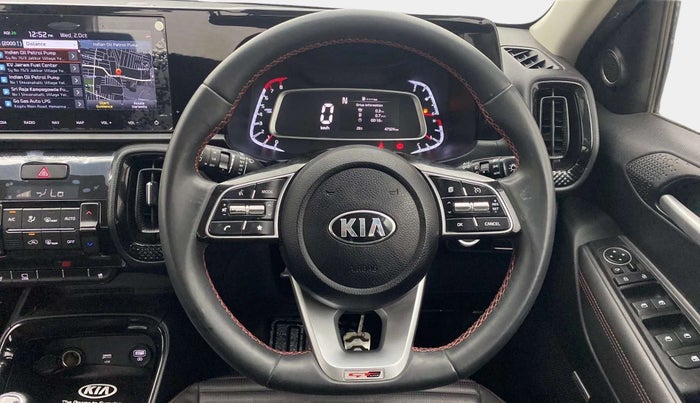 2020 KIA SONET GTX PLUS 1.0 IMT, Petrol, Manual, 47,319 km, Steering Wheel Close Up