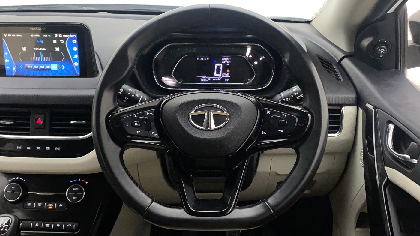 2022 Tata NEXON XZ PLUS (HS) PETROL, Petrol, Manual, 7,420 km, Steering Wheel Close Up