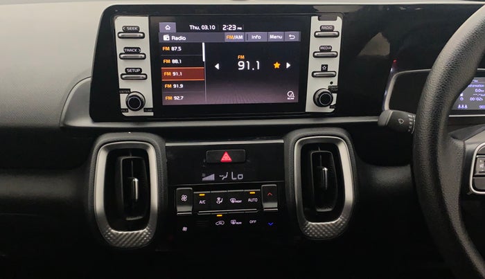 2023 KIA SONET HTK PLUS 1.2 PETROL MT, Petrol, Manual, 9,868 km, Air Conditioner