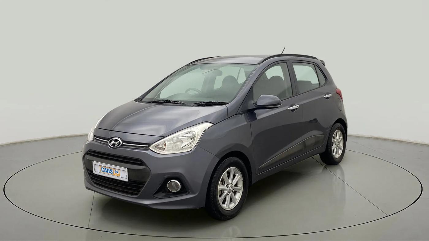 2015 Hyundai Grand i10 ASTA 1.2 KAPPA VTVT, Petrol, Manual, 59,976 km, Left Front Diagonal