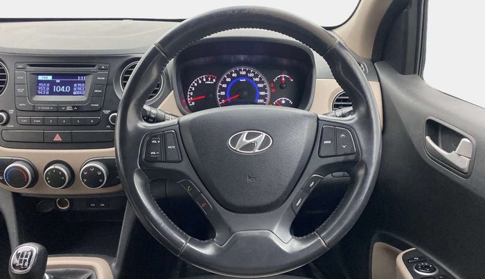 2015 Hyundai Grand i10 ASTA 1.2 KAPPA VTVT, Petrol, Manual, 59,976 km, Steering Wheel Close Up