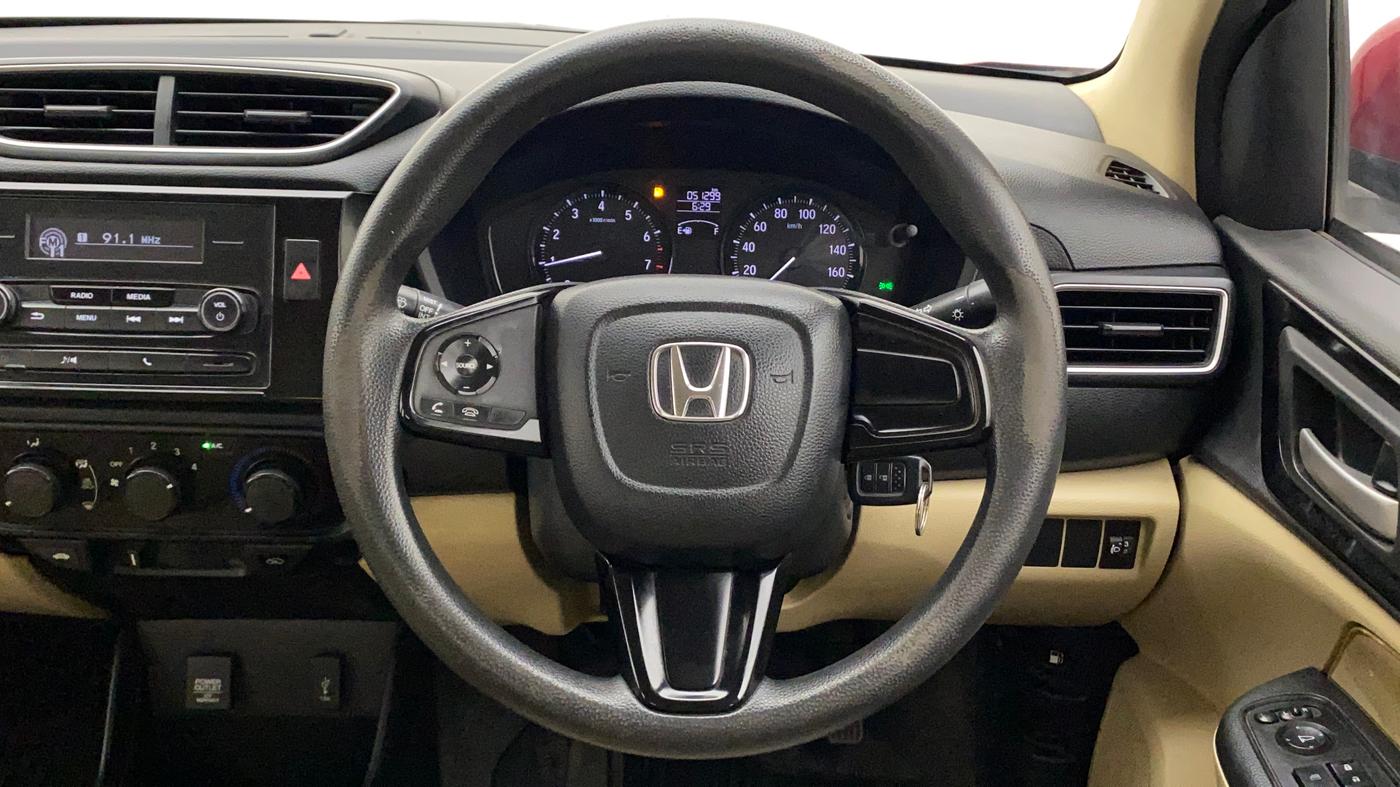 2018 Honda Amaze 1.2L I-VTEC S, Petrol, Manual, 51,346 km, Steering Wheel Close Up