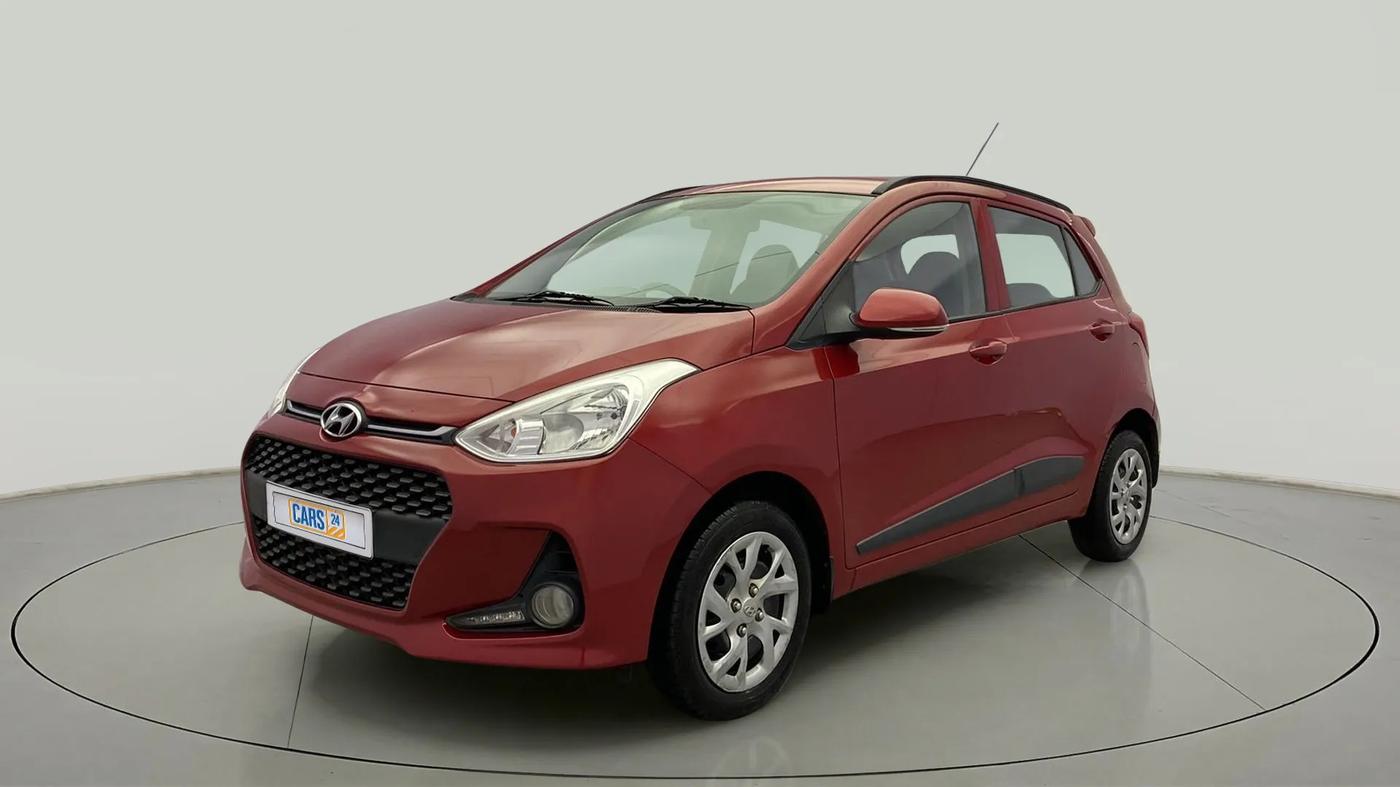 2019 Hyundai Grand i10 SPORTZ 1.2 KAPPA VTVT, Petrol, Manual, 48,997 km, Left Front Diagonal