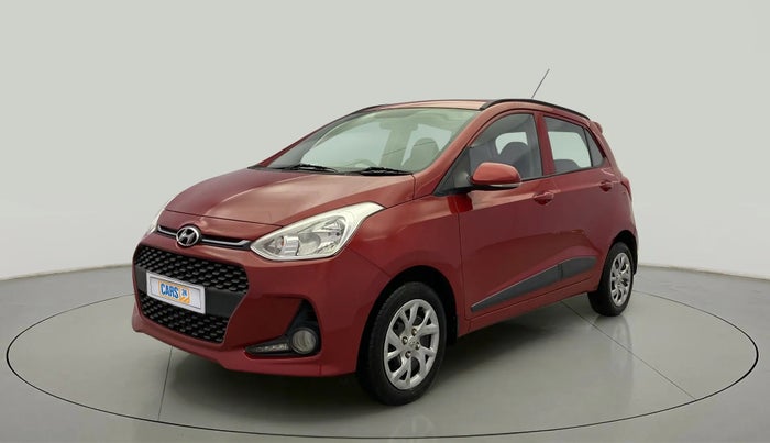 2019 Hyundai Grand i10 SPORTZ 1.2 KAPPA VTVT, Petrol, Manual, 48,997 km, Left Front Diagonal