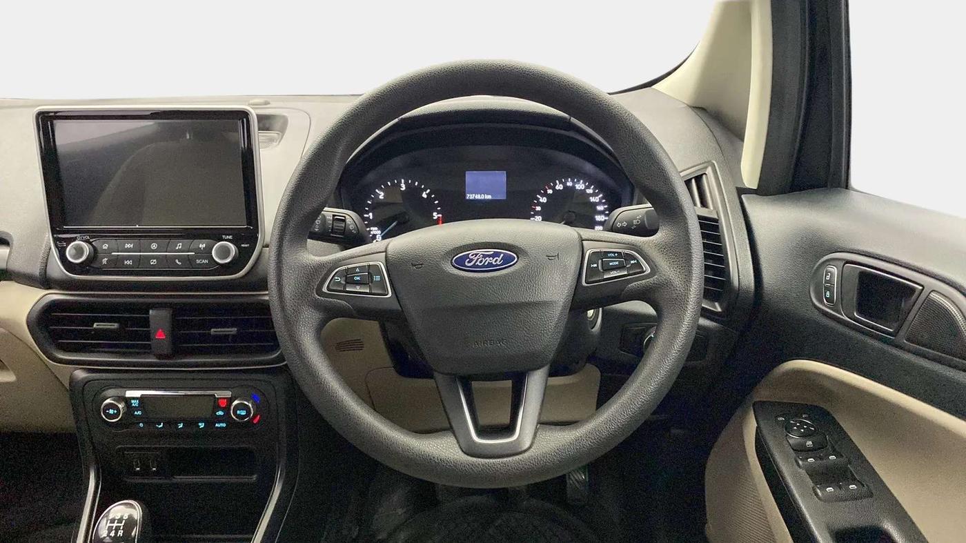2020 Ford Ecosport TREND 1.5L DIESEL, Diesel, Manual, 73,733 km, Steering Wheel Close Up