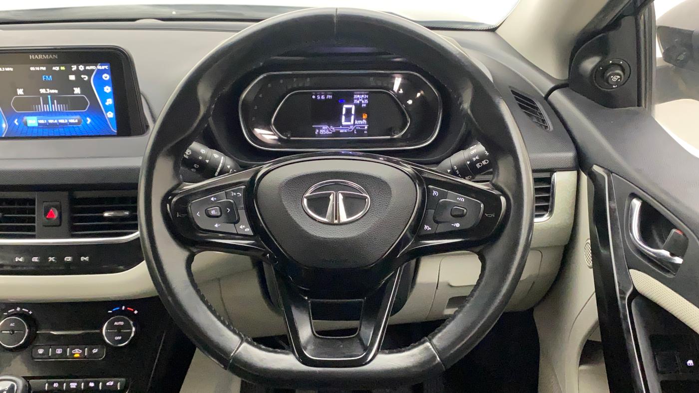 2022 Tata NEXON XZ PLUS (HS) PETROL, Petrol, Manual, 22,206 km, Steering Wheel Close Up